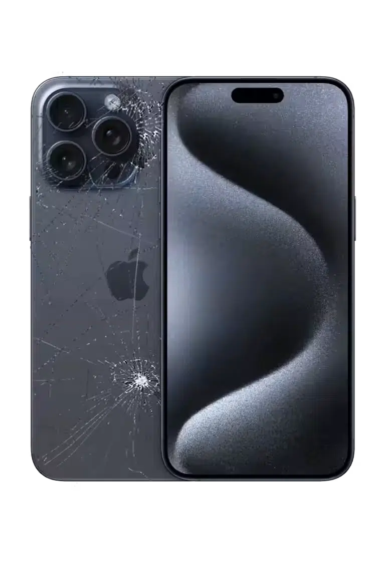 Troca de Vidro Traseiro iPhone 15 Pro Max em BH